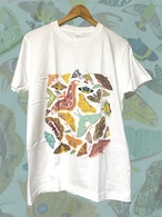 日本の蛾 フルカラーTシャツ