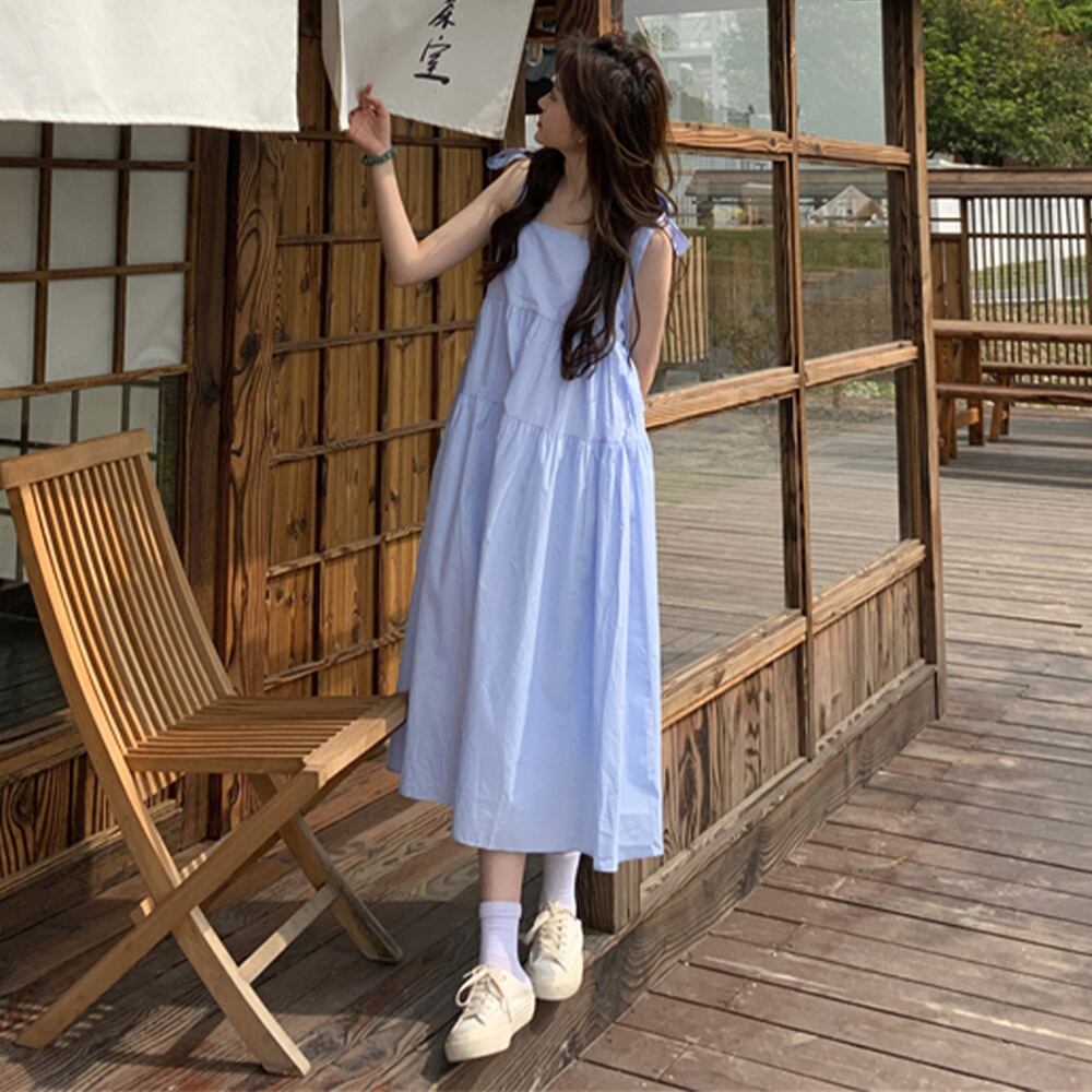 ティアード キャミワンピース レディース 春夏 大人 かわいい きれいめ フェミニン おしゃれ リボン 大人可愛い 大人女子