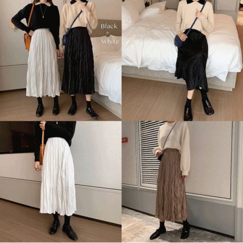 注目すべきアイテム  ボトムス スカート ロング丈 プリーツスカート レディース