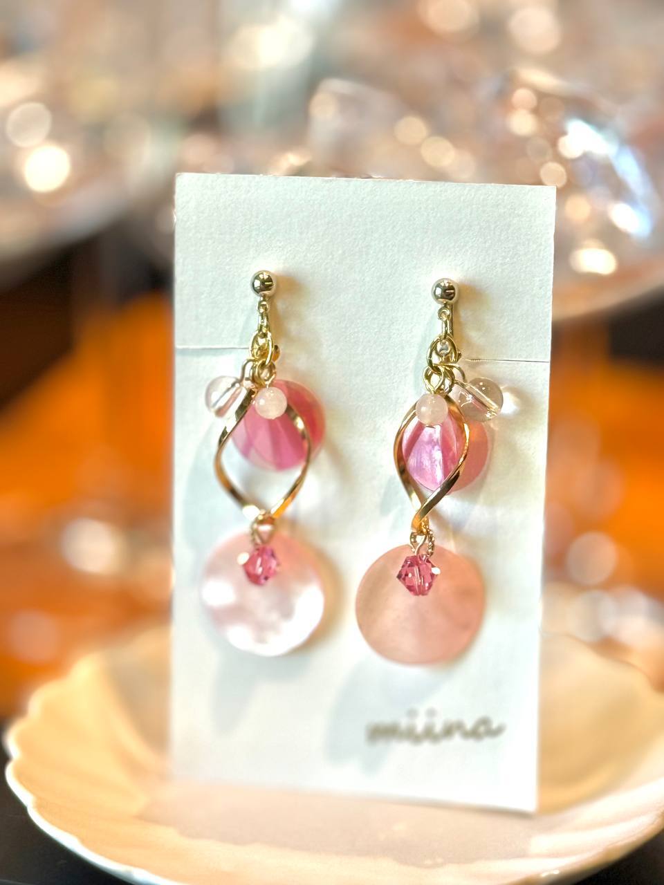 スライスカット（ローズカット）天然石ビーズ｜ANAM gems（アナム 