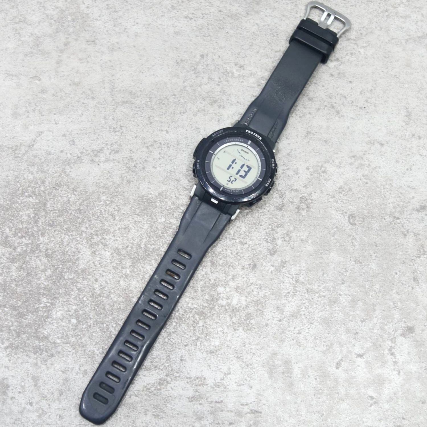 カシオ CASIO PRO TREK 3499 PRG-30 デジタル ソーラー ウォッチ 時計 腕時計 アウトドア ブラック カシオ CASIO PRO TREK 3499 PRG-30 デジタル ソーラー ウォッチ 時計