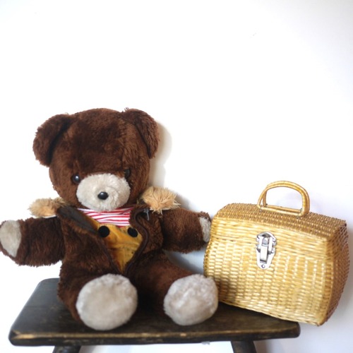 クマ服を着たテディベア　大　ドイツ