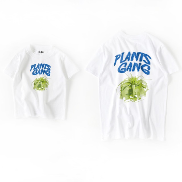 PLANTS GANG 　Pair T-shirt For Family　【white】