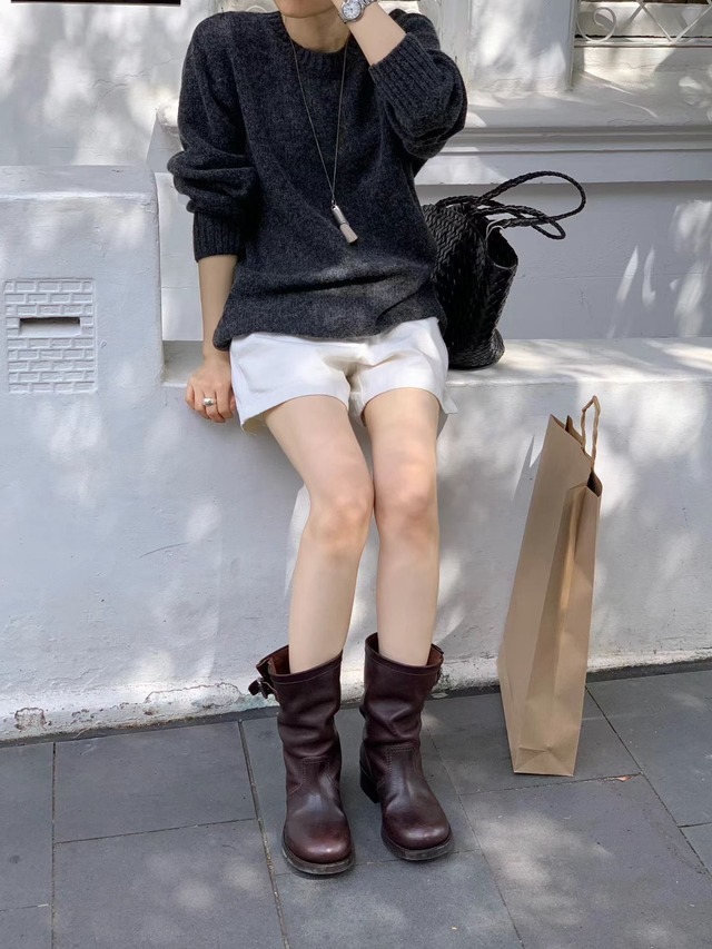 (OUNCE) dear  alpaca boxy  knit / 3color