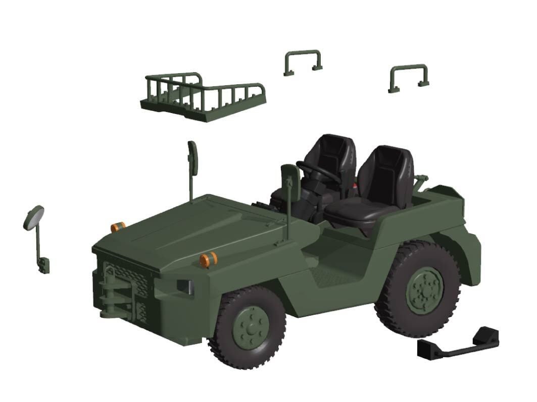 1/48 航空自衛隊 2t 牽引車 Towバー付属 | modelink
