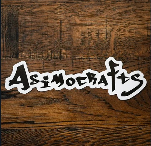 【asimocrafts】asimocraftsステッカー3