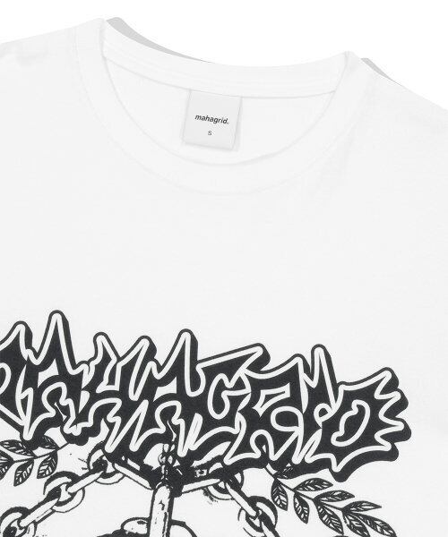 ☆NCT テヨン 着用!!【MAHAGRID】HYBRID LAYERED LS TEE WHITE ☆NCT テヨン 着用!!【MAHAGRID】HYBRID LAYERED LS TEE WHITE