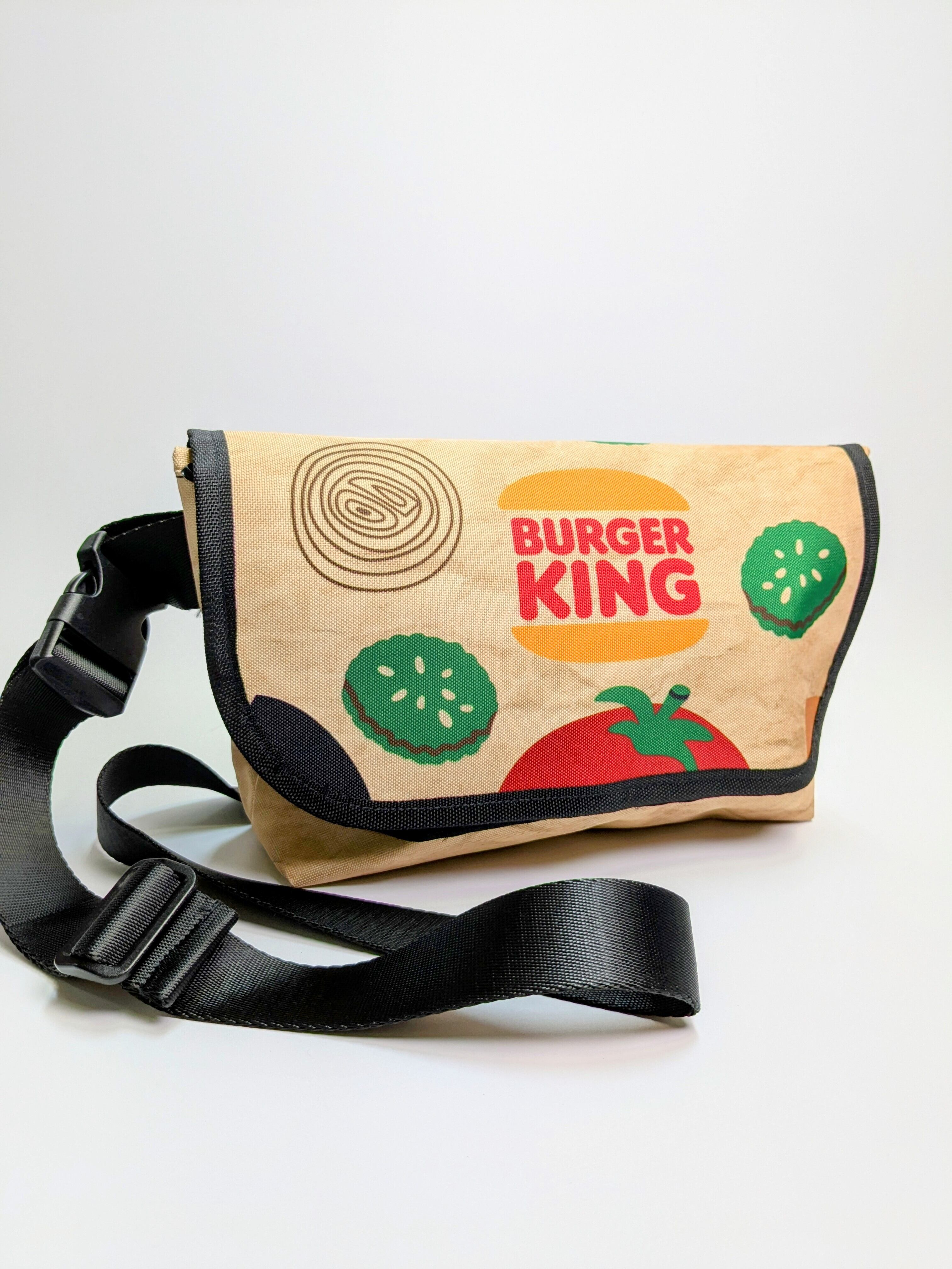 【バーガーキング BURGER KING (野菜)】ショルダーバッグ＊紙袋風 〚アメリカン雑貨 アメトイ〛