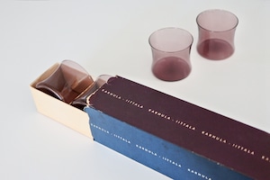 vintage KARHULA-IITTALA  i-104 6p gift set  / ヴィンテージ カルフラ-イッタラ ドリンキング グラス ギフト箱入り6個セット