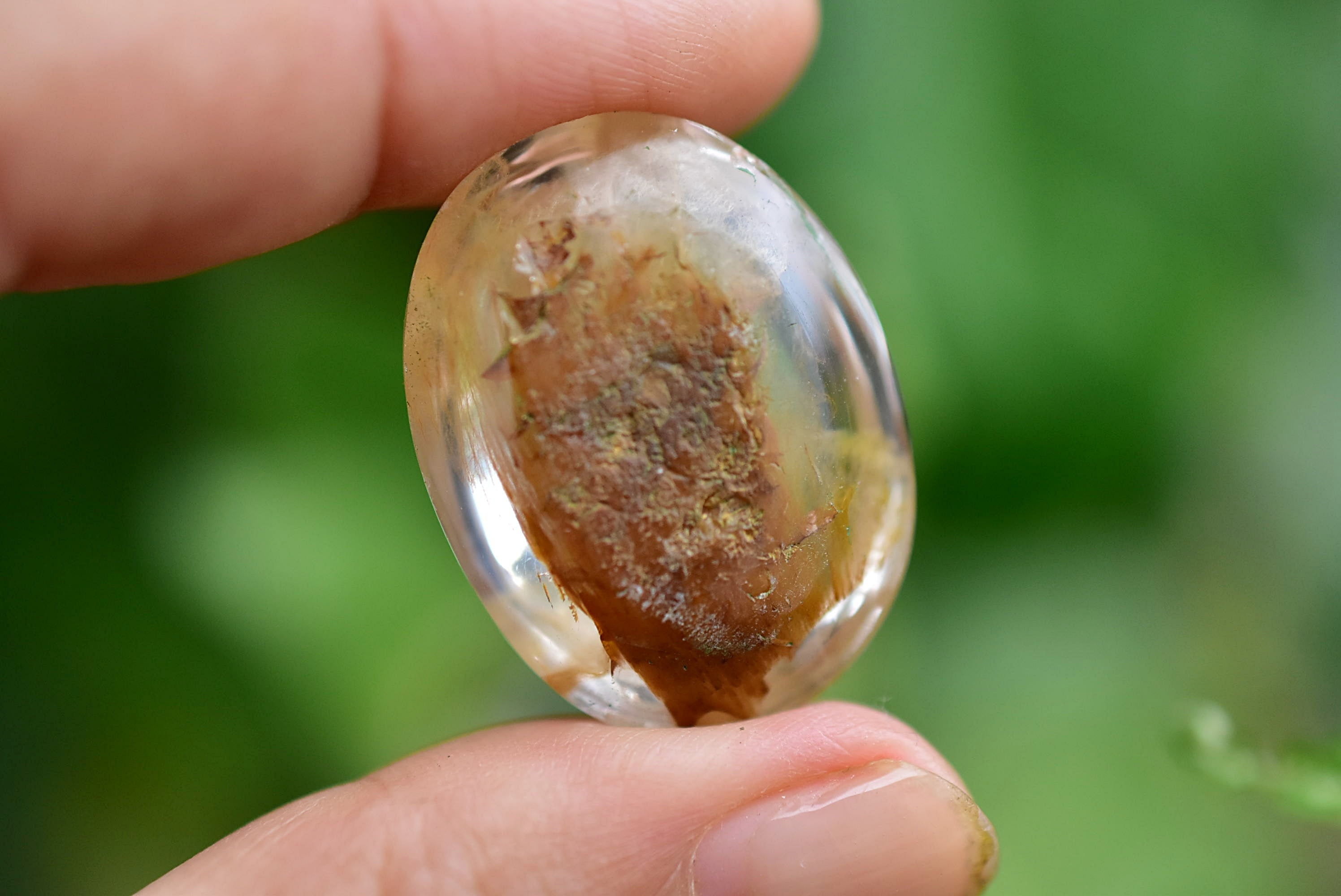 レアもの☆オレンジアンフィボール☆ガーデンクォーツ s538 | Funky