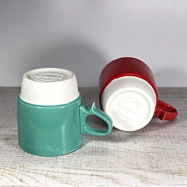 【波佐見焼】【藍染窯】【スタックス】【マグ】 波佐見焼 マグカップ スタッキング おしゃれ 大人　カラフル　かわいい aizen