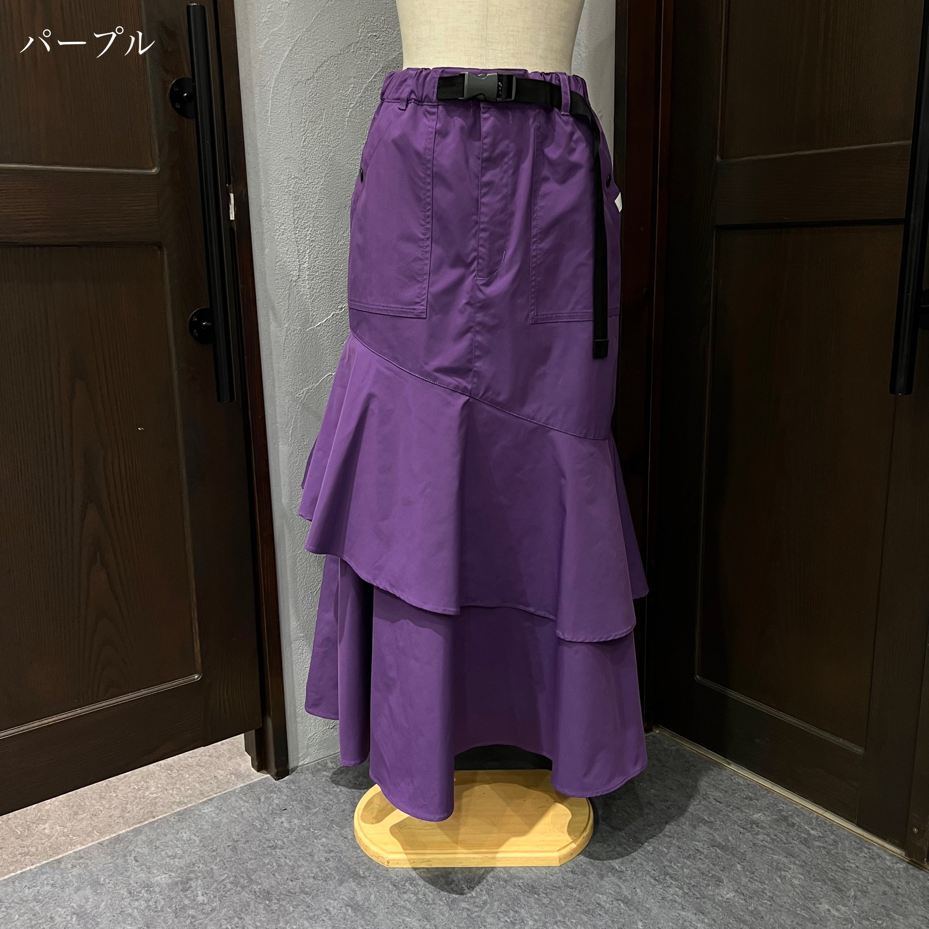 USU GALLERY/フリル切り替えミリタリースカート | 20ｰtwentyｰ