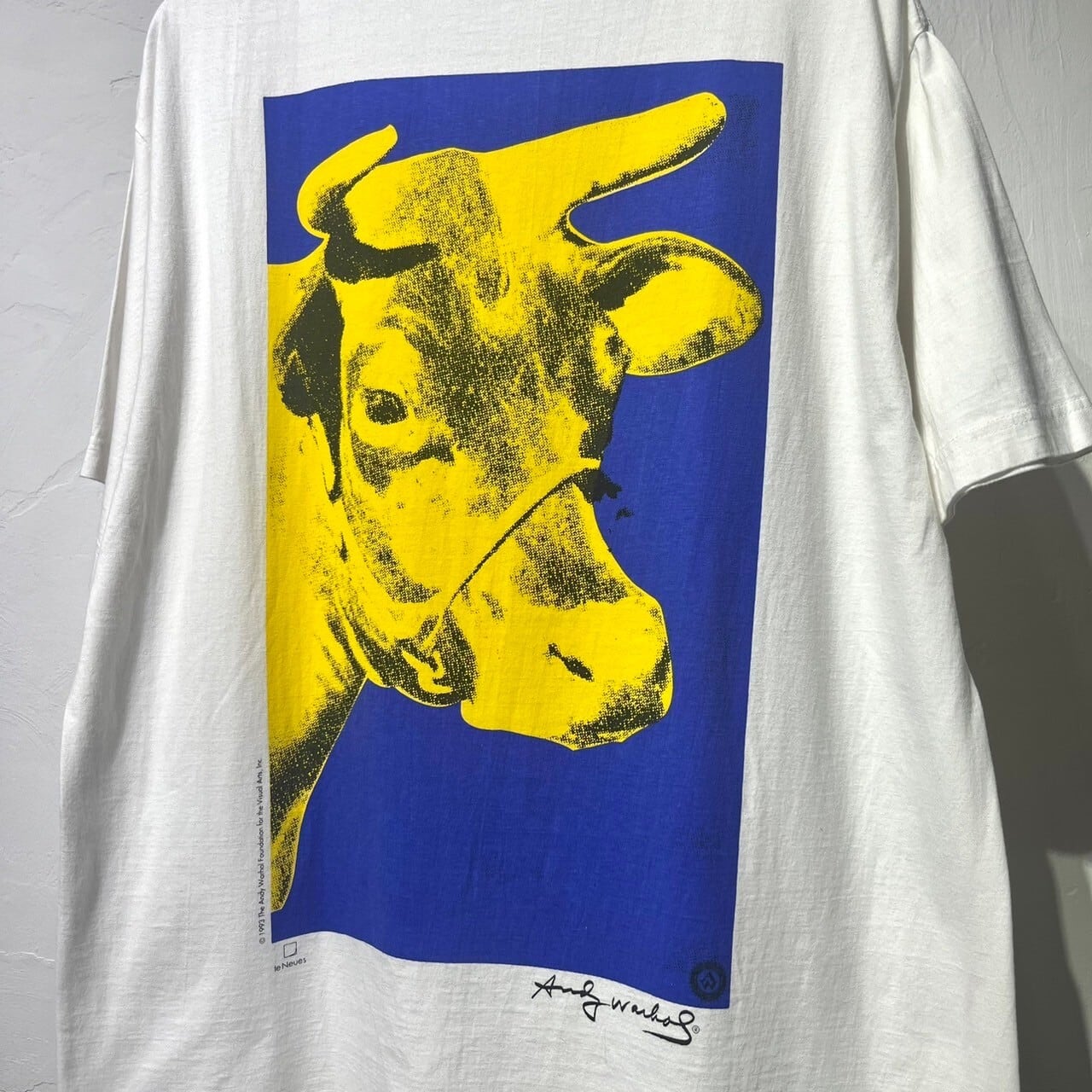andy warhol アンディーウォーホル COW ビンテージTシャツ XL 90年代 アンディ ウォーホル アメリカ製 ポップアート 牛 デッド