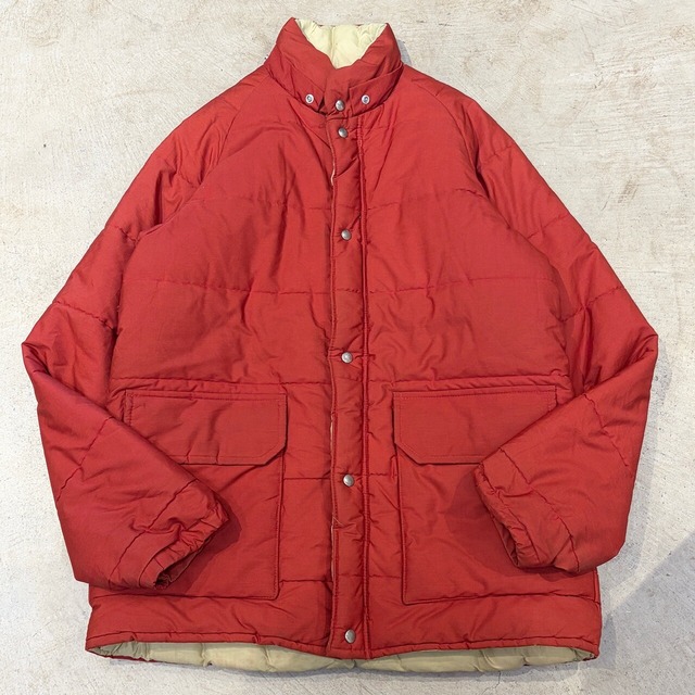 1970s L.L.Bean DOWN JACKET DARK ORANGE