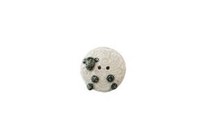 羊の陶器ボタン【40mm】