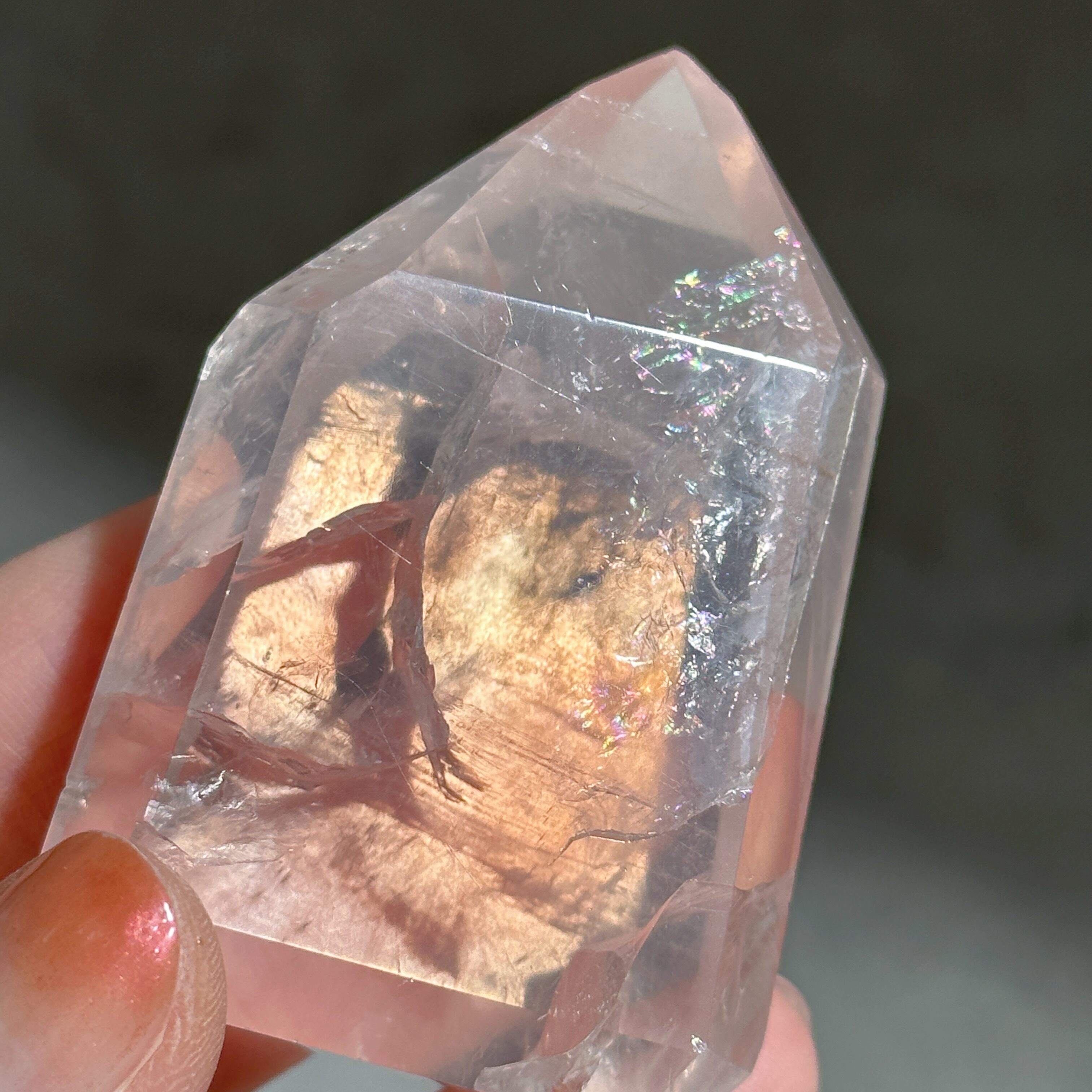 ローズクォーツタワー41◇ Rose Quartz Tower ◇天然石・鉱物