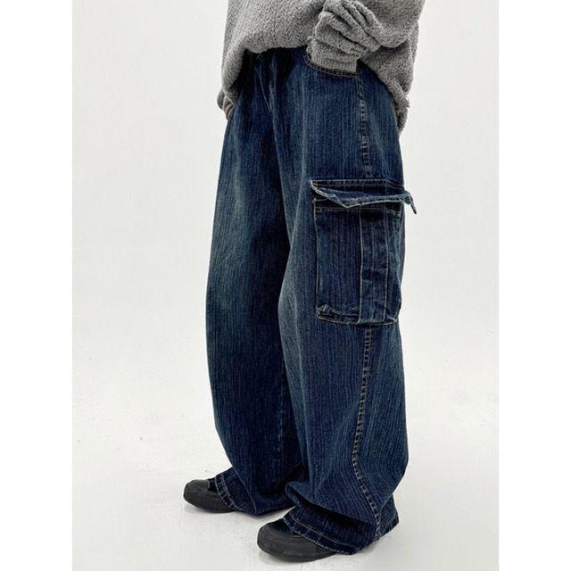simple cargo denim　シンプルカーゴデニム　J1612