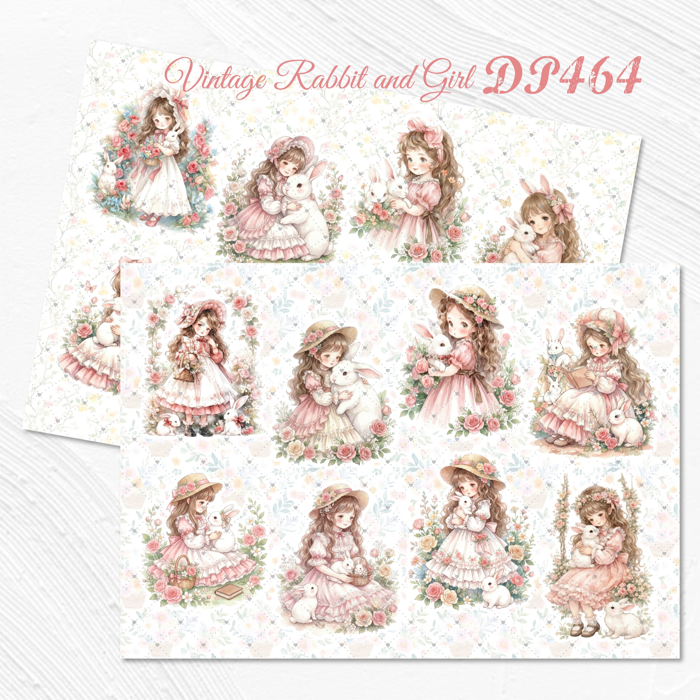 コラージュ素材 TeaTime 紙モノ おすそ分け/CP11 | indigo & olive☆