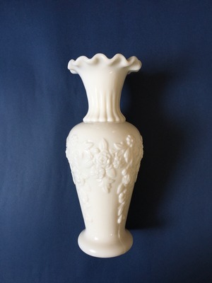 Opaline White  Flower Vase