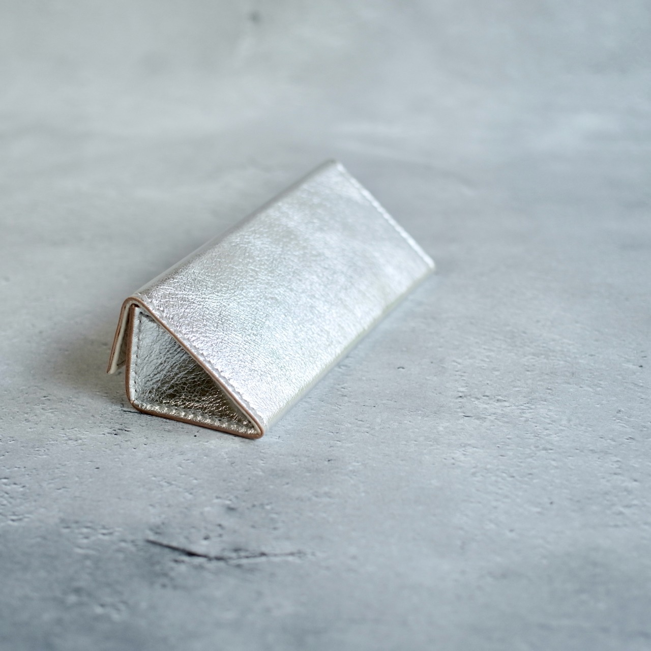 TB GLASSES CASE 01 SILVER