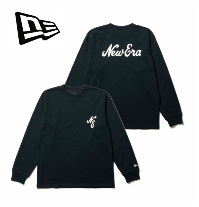 ニューエラ Tシャツ 長袖 ロンT メンズ NEW ERA パフォーマンス クラシックロゴ レギュラーフィット 長袖Tシャツ ブラック 14682681