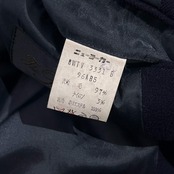 The Blazer NEW YORKER ニューヨーカー ボタンデザイン 背抜き ダブル テーラードジャケット 96AB5/ネイビー メンズ