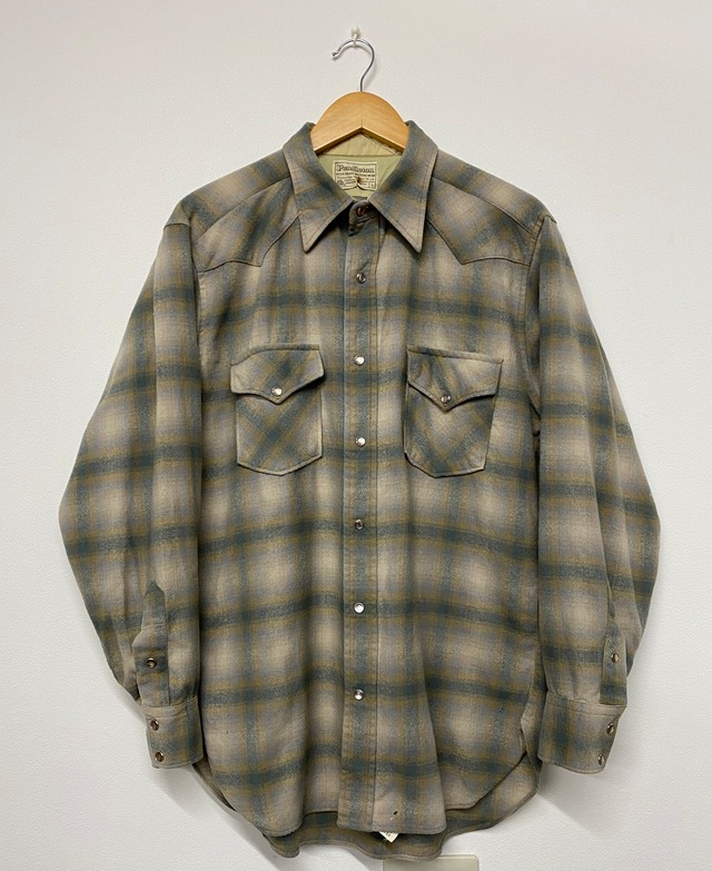 Pendleton Washable Wool Check Lodge Shirt/L