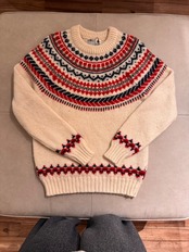 Icelandic Nordic Pattern Pure Wool Viking Sweater