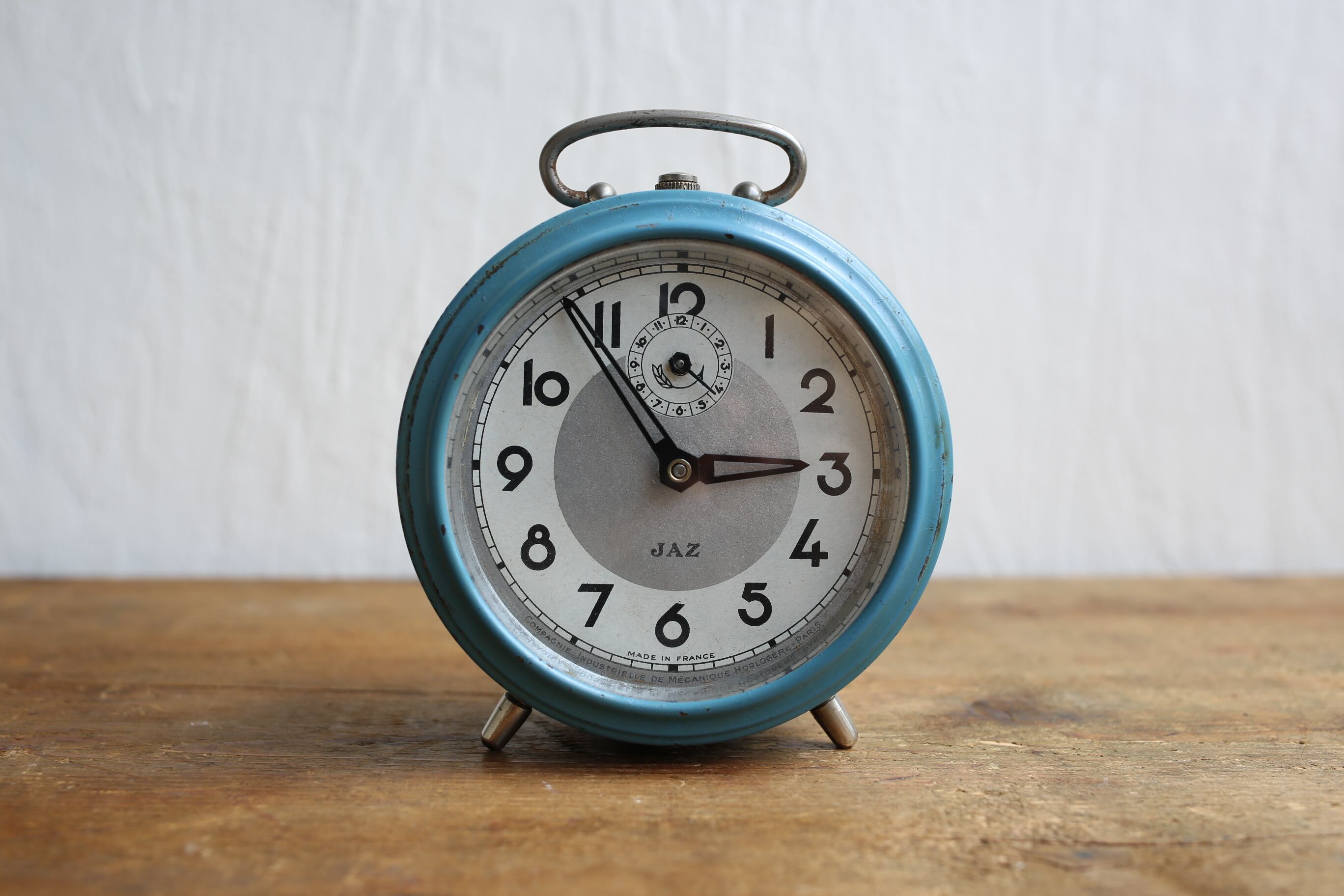 フランス アンティーク ヴィンテージ JAZ 目覚まし時計 N-02633