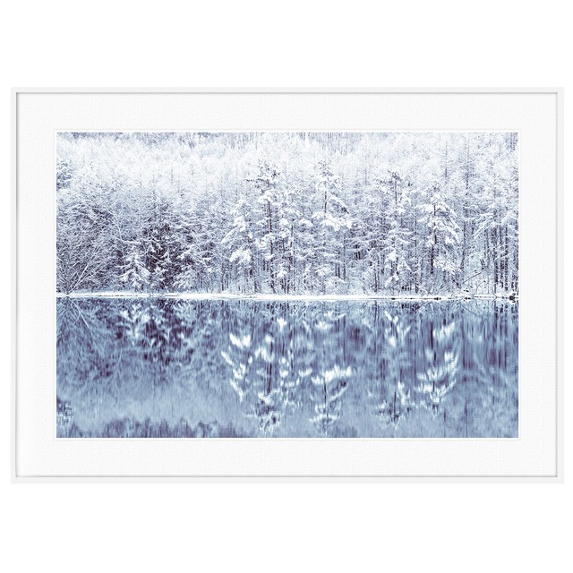冬写真 インテリアアートポスター額装 AS1012