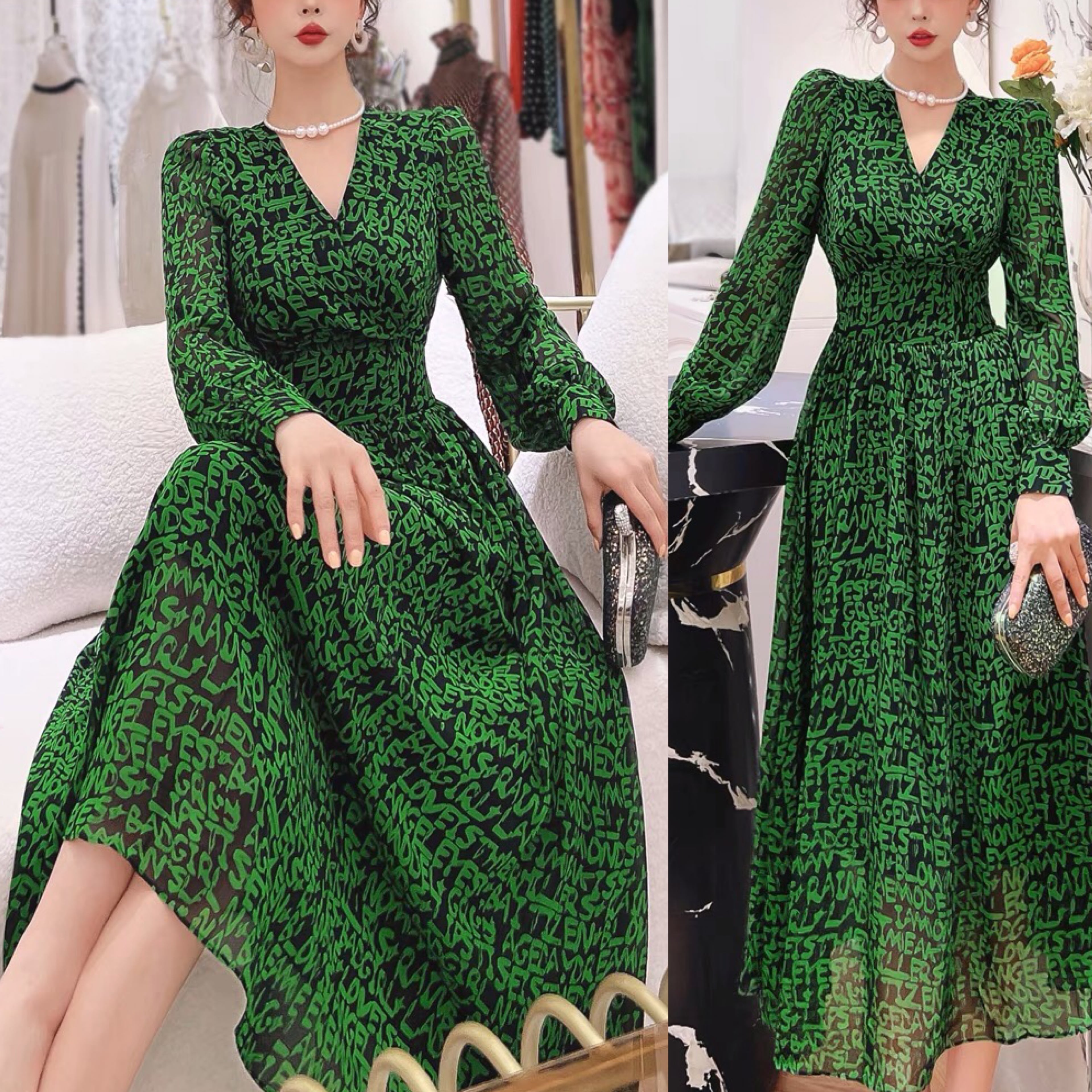 希少✨DOLCE&GABBANA ドレス ワンピース レオパード ドレープ 緑 希少✨DOLCE&GABBANA ドレス ワンピース レオパード ドレープ 緑