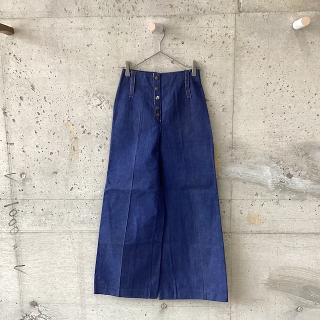 “Sears” Brown Plaid Poly slacks