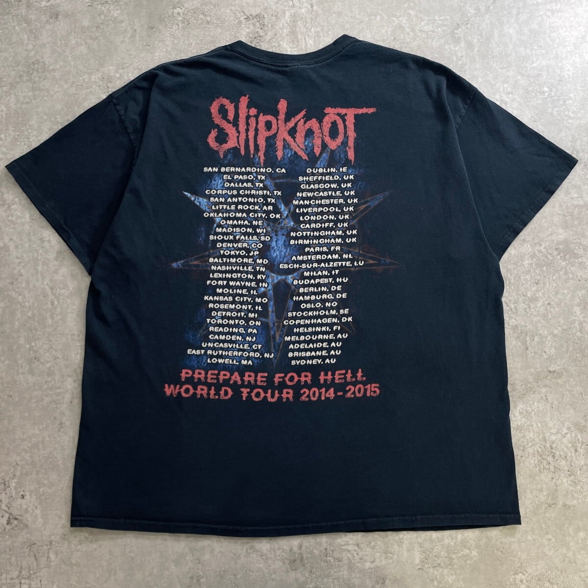 14-15年 Slipknot スリップノット PREPARE FOR HELL 世界ツアー バンド