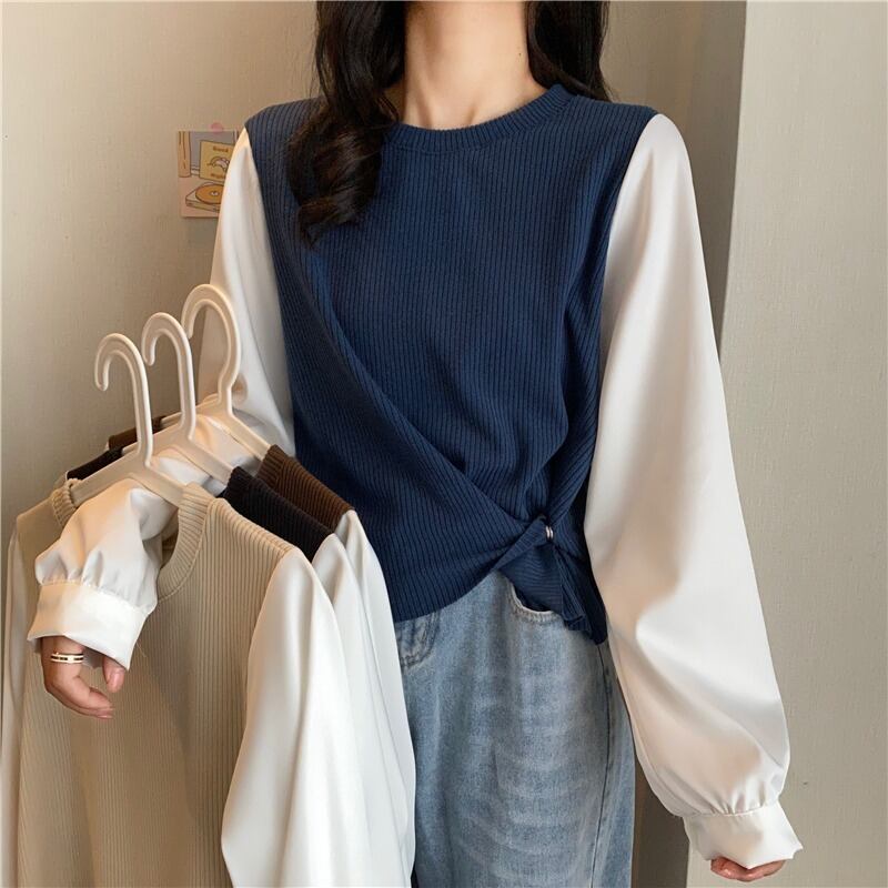 コーデュロイTシャツ シャツ スプリングオータムスタイル 春物 秋物 ステッチ 1号婦人13942290619