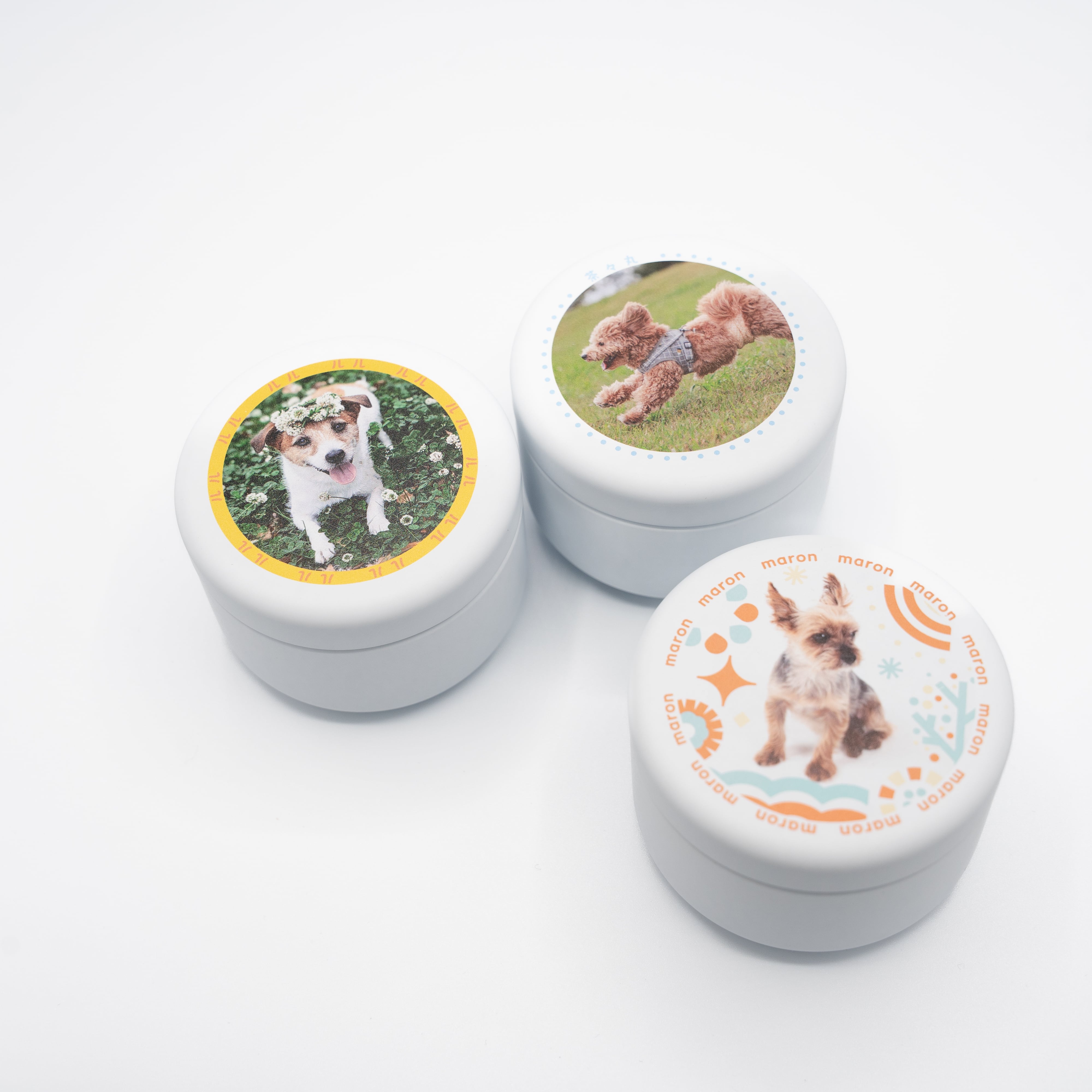 【送料無料】うちのこ おやつ缶(写真・名入れ)