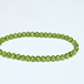 ペリドット ブレスレット 5mm メール便可 一点物 111-50660
