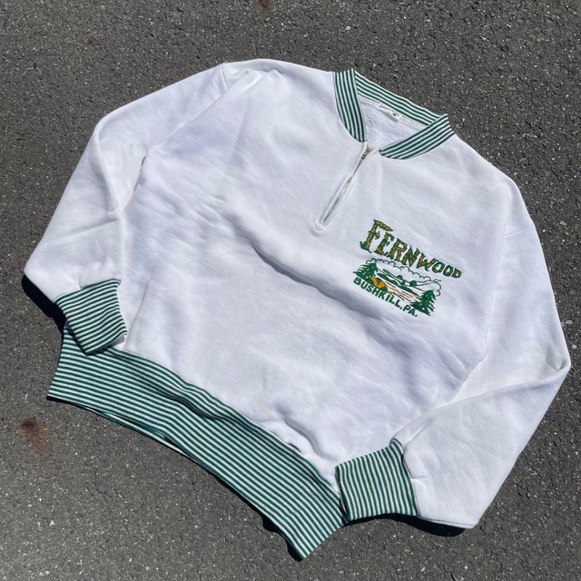 60s 70s vintage ヴィンテージ スウェット フルジップ フェード | 古着 