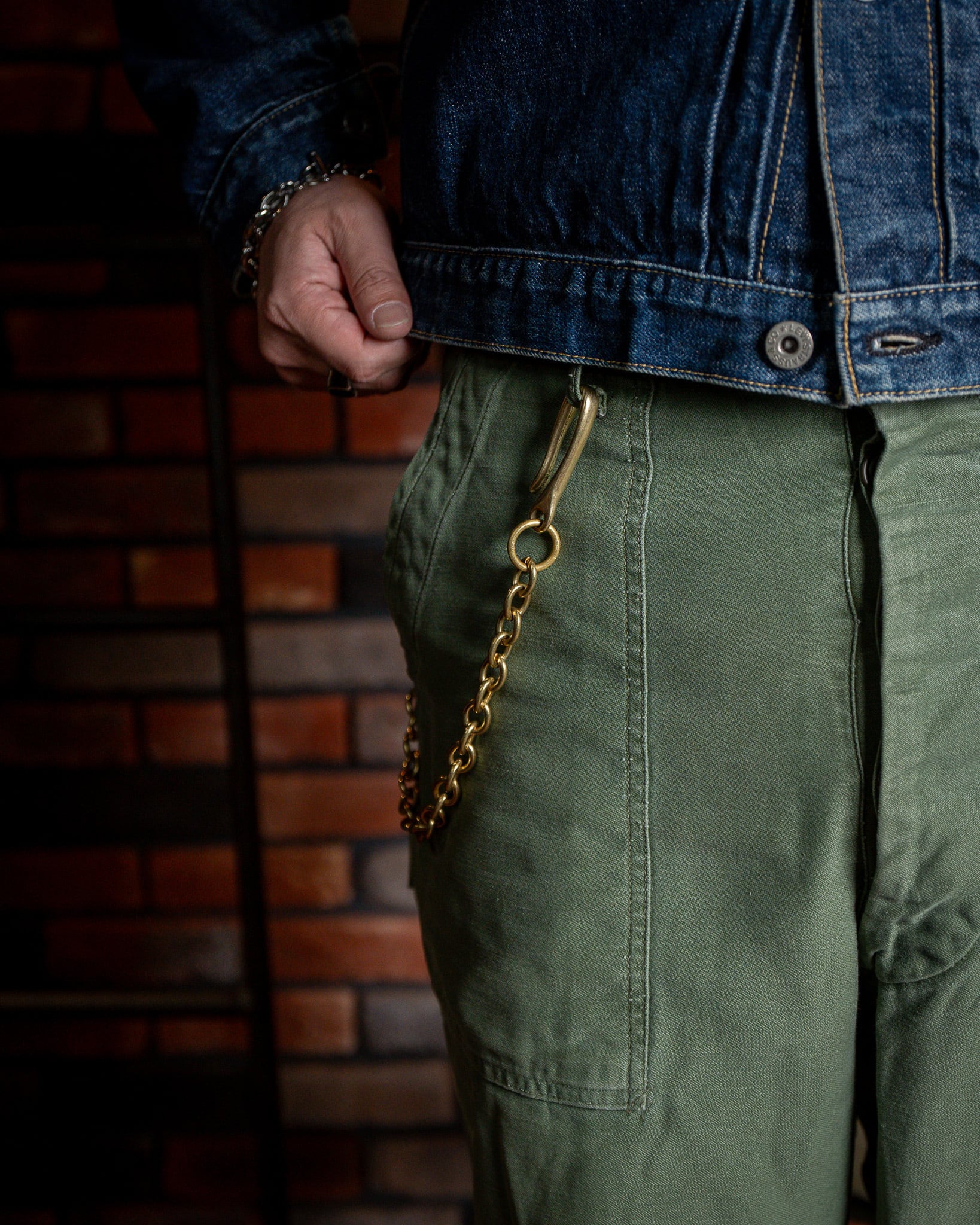 Additive and Line】Wallet Chain Brass WCH-001 新品 ウォレット