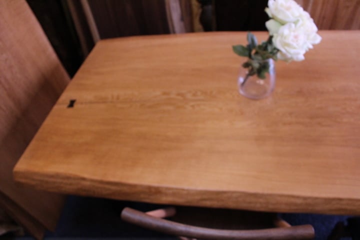 楢　M437-5　一枚板　両面フラット加工済！　棚板　カウンター　テーブル 64bc44462e1606c63c0bde7618da9f