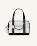 S/即納【seoru】Mesh Ballon Bag (Black&grey)