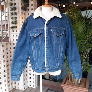 80's "Levi's" 74608-0216 Denim boa jacket / 80年代 "リーバイス" 71608-0216 デニム ボア ジャケット