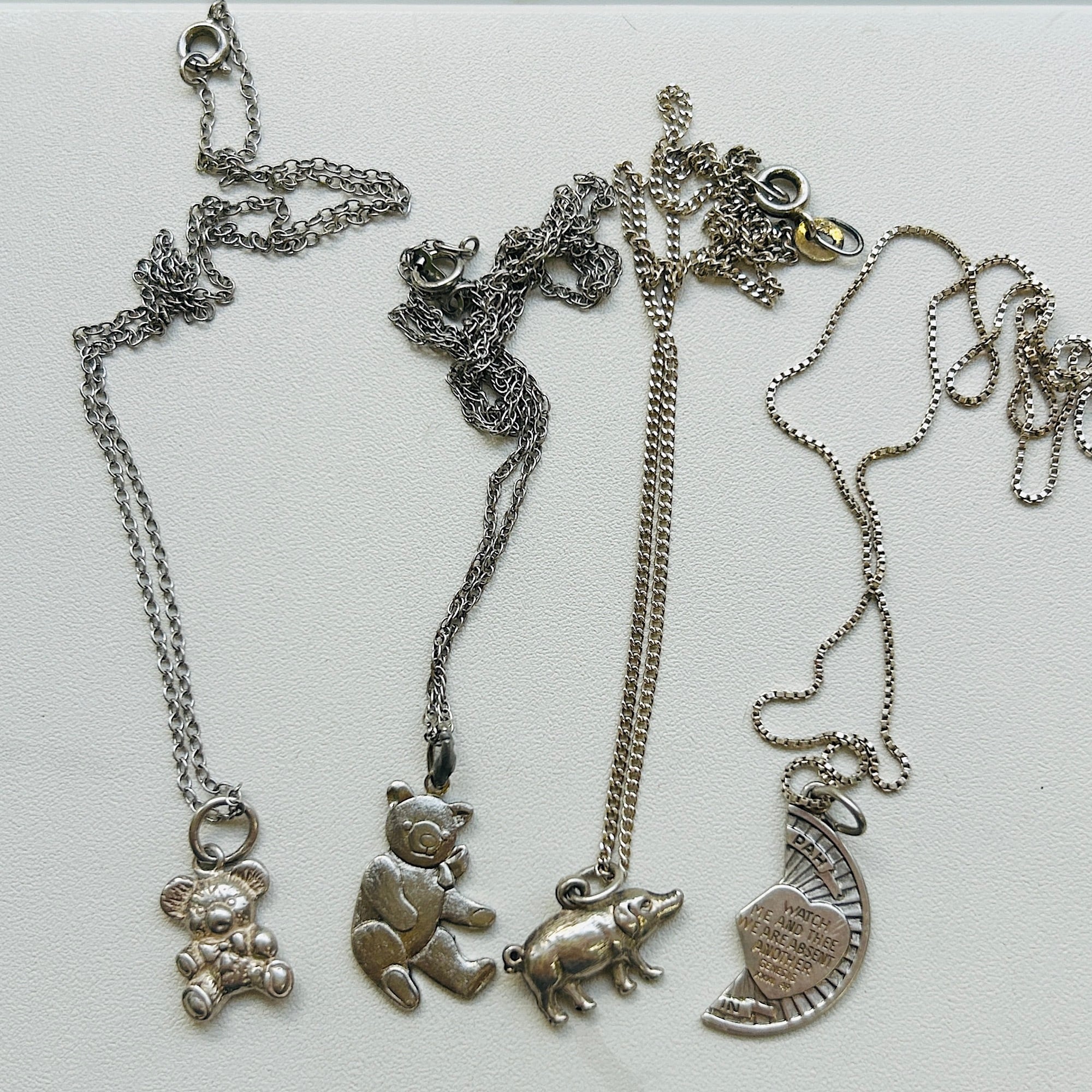 シルバー925 miniクマネックレス（39cm） | Milo Antiques & Vintage