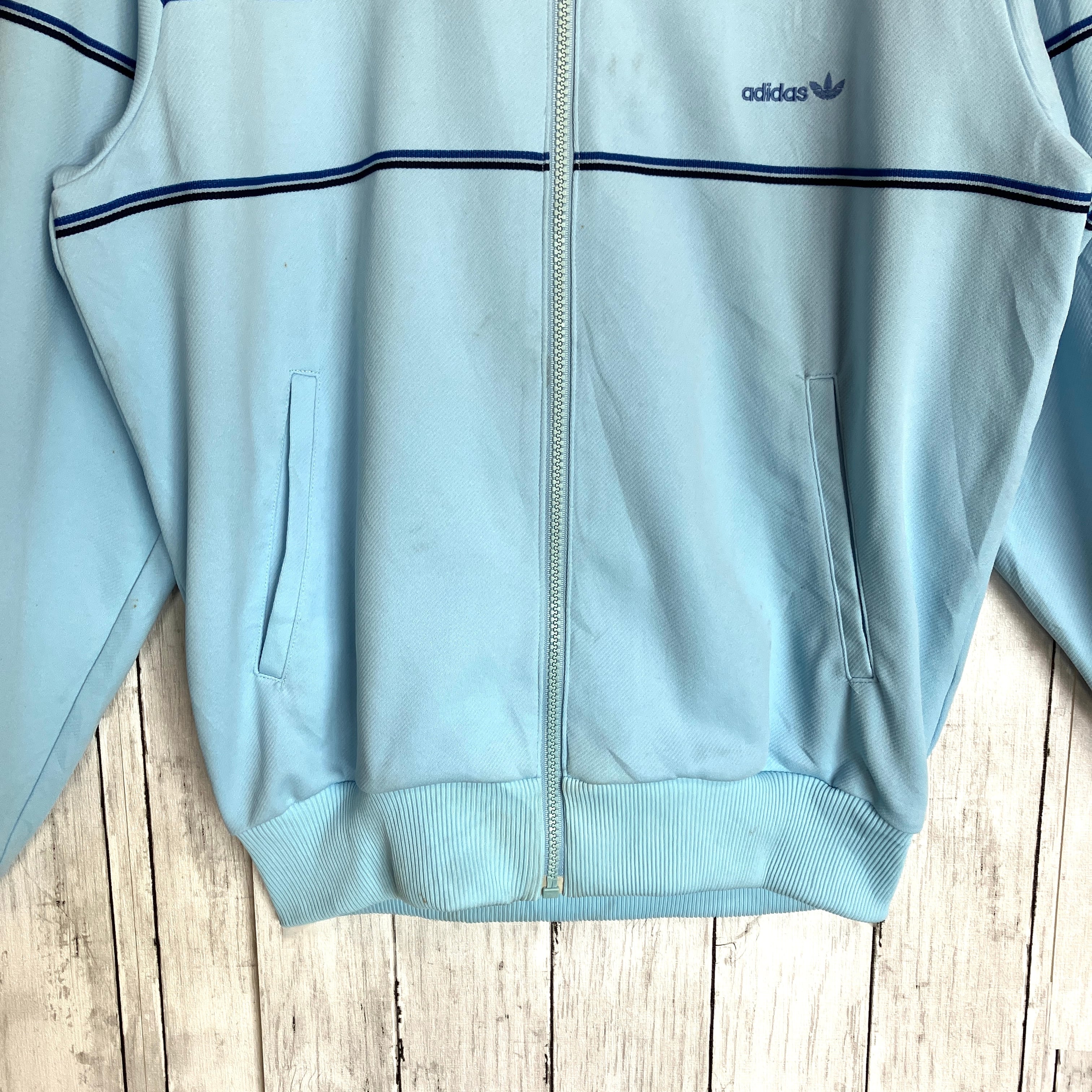 美品　70s adidas ビンテージトラックジャケット　西ドイツ　デサント