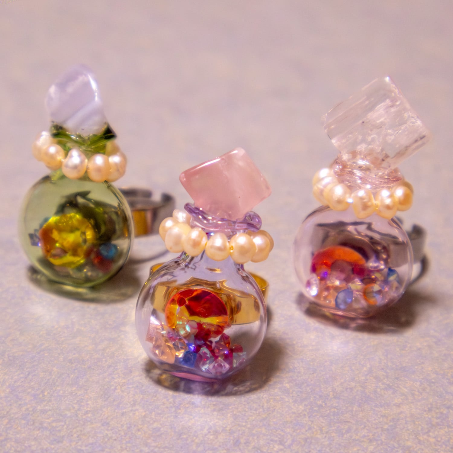 おもちゃの香水瓶リング | カワイイカルト オンラインショップ｜millna