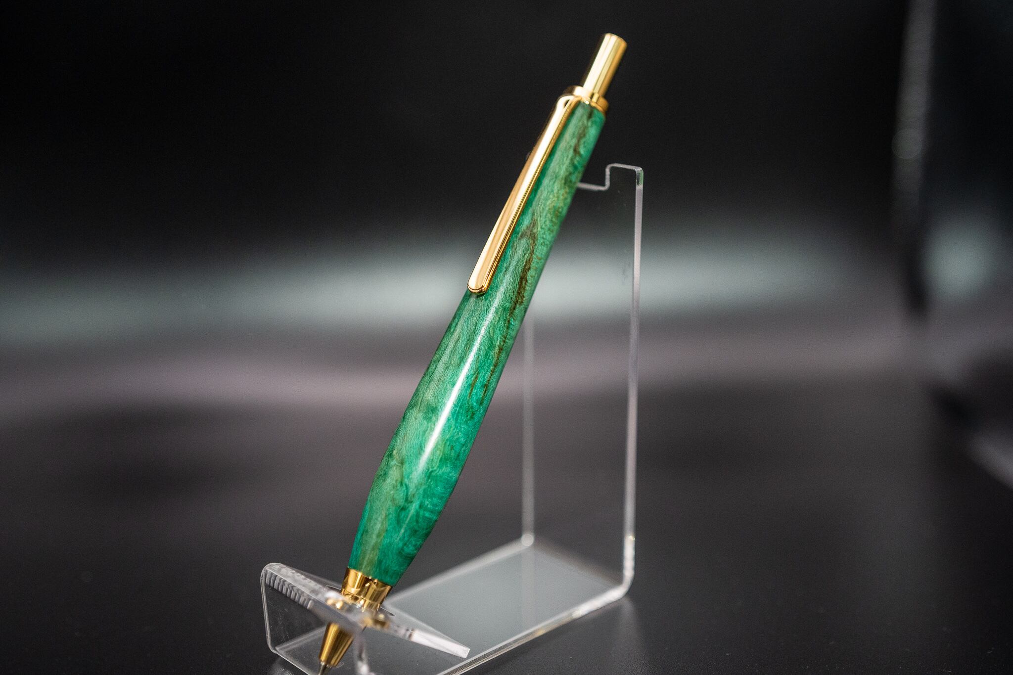 【イマジナリー翡翠】スタビライズドウッド スポルテッドメープル