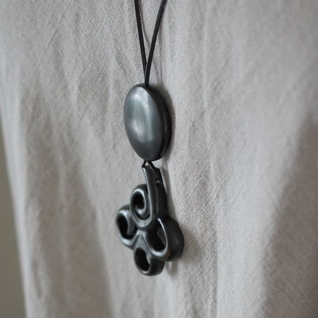 N-259 よつ葉と円のペンダント | Bijoux Kei