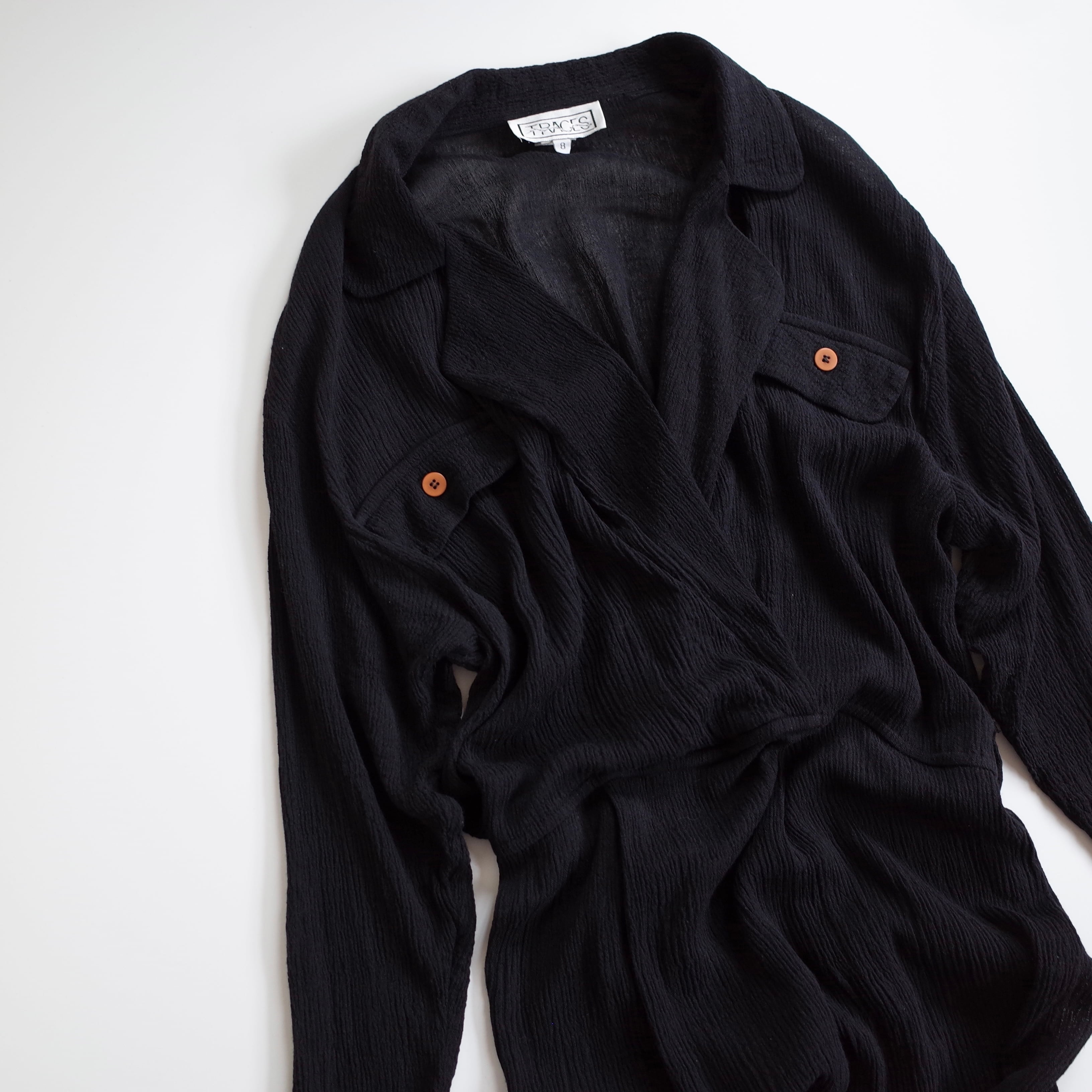 USA side button dress