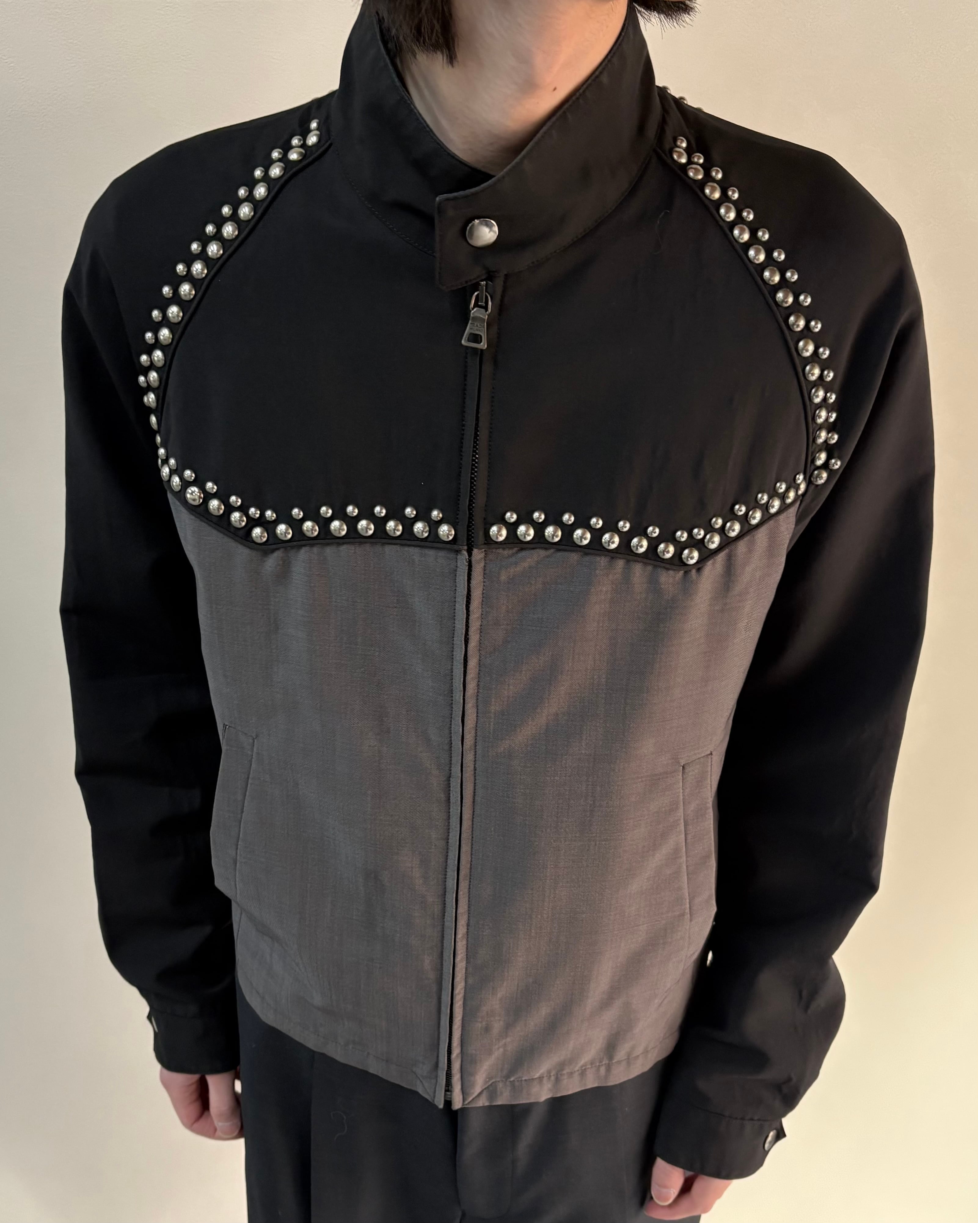 2012SS/PRADA】studded blouson | blendmarket