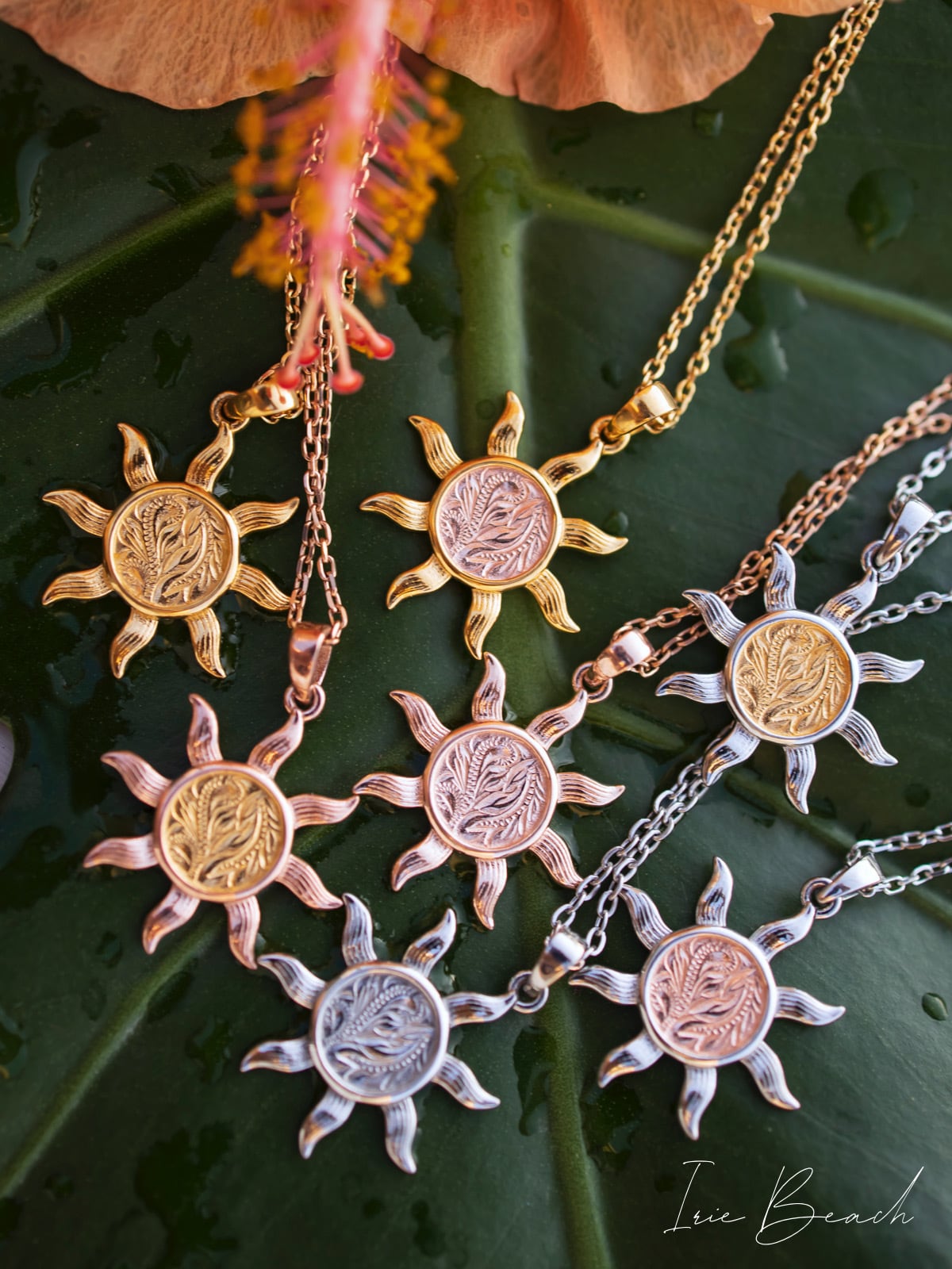 sunrise necklace 【チェーン付き】 | IRIEBEACH