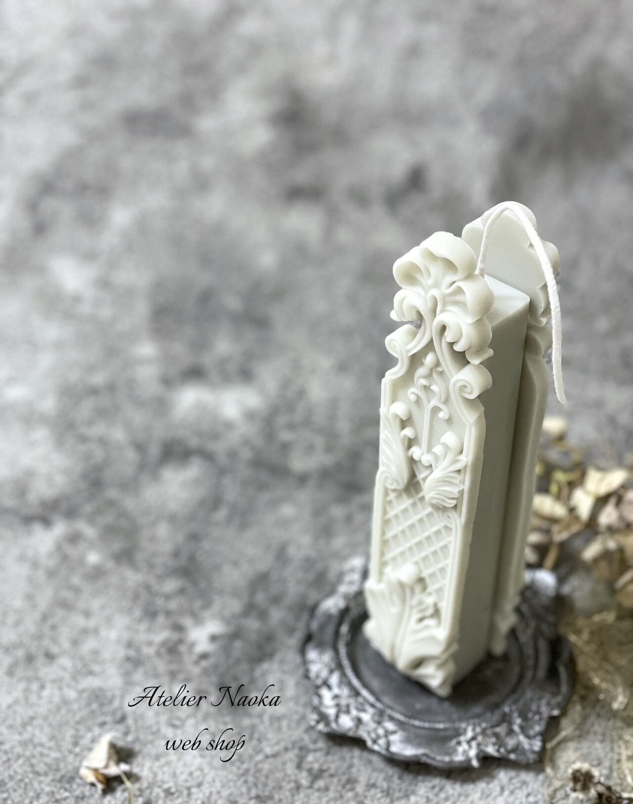 ロングスクエア型 (2.5cm×16.8cm ) キャンドル モールド | シリコン